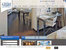 Tablet Screenshot of grandhotelmattei.com